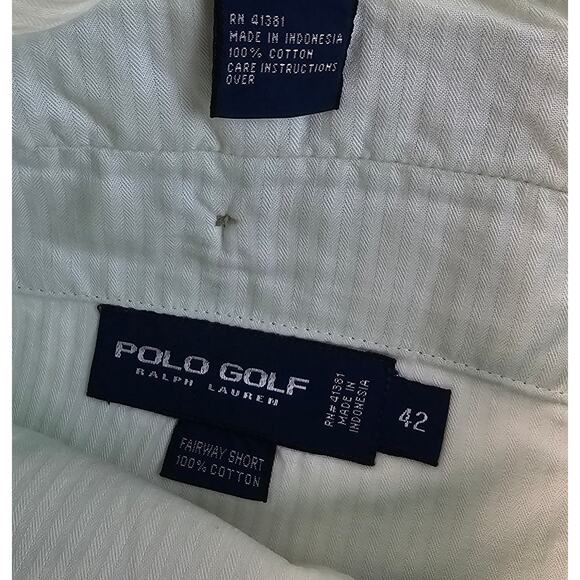 Polo Golf ralph lauren sea green sz 42 pleated fairway twill golf preppy shorts - Picture 5 of 8
